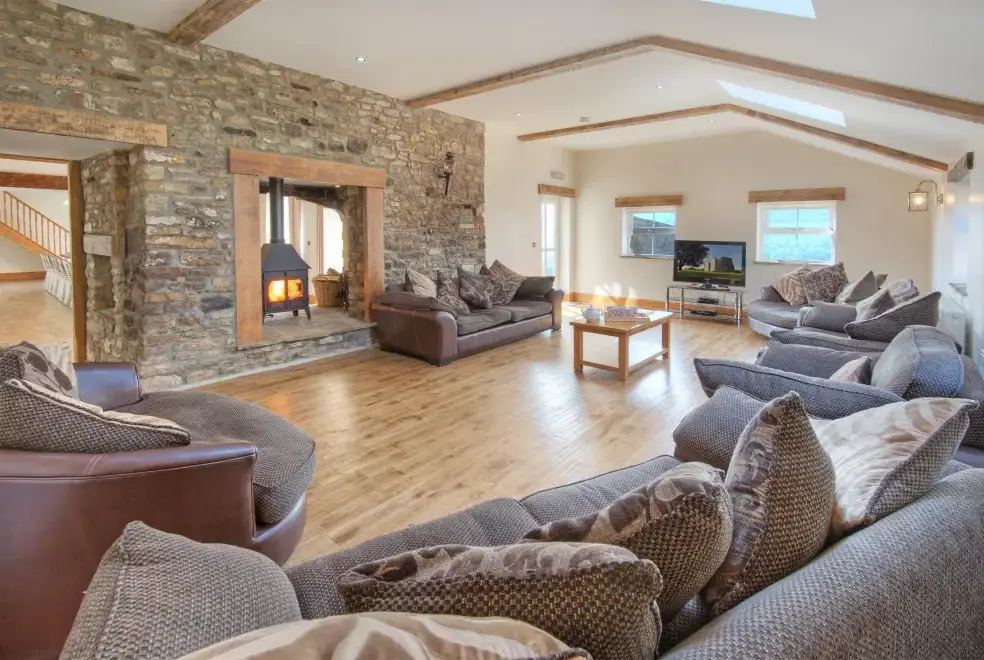 Lounge at New Hall Farmhouse 