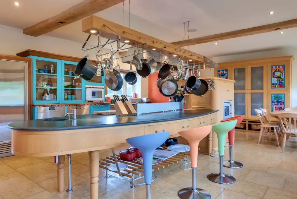 Kitchen/diner at New Yatt Farm