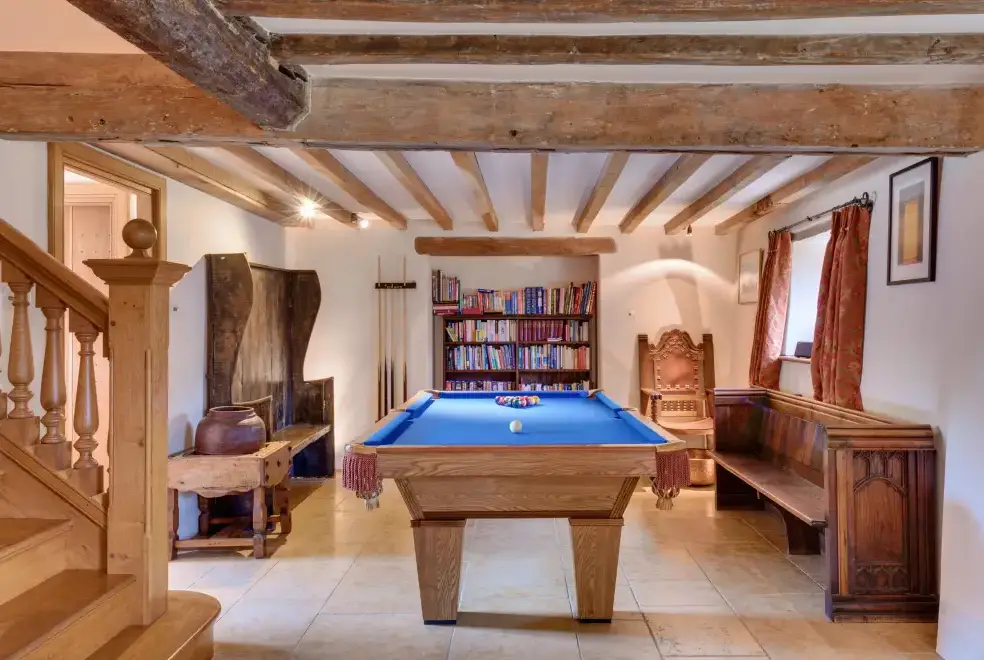 Games Room at New Yatt Farm