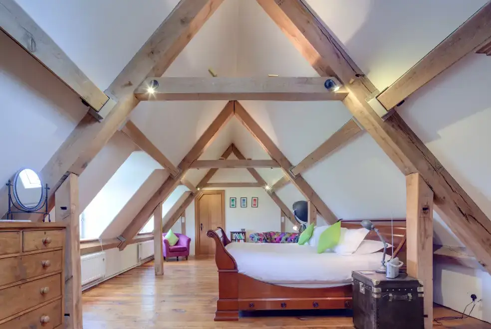 Luxurious interior at New Yatt Farm