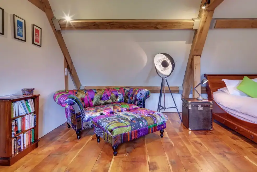 Lounge at New Yatt Farm