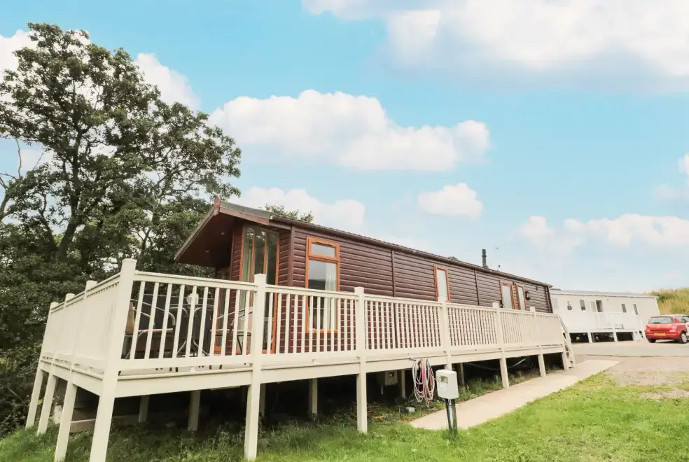 Decked area at Number 43 Burnside Lodge