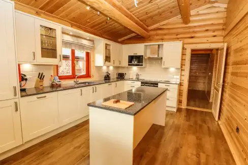 Luxury kitchen at Oak Lodge, Rutland