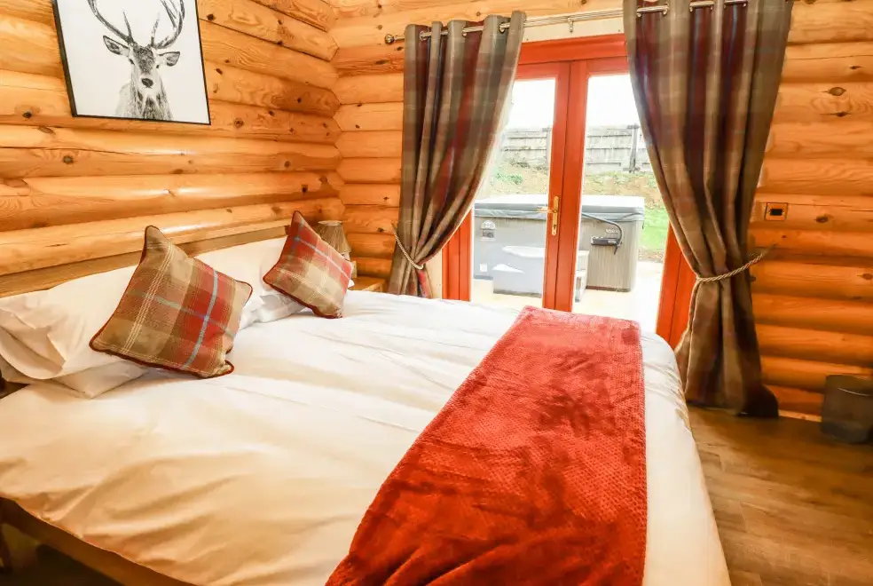 Bedroom at Oak Lodge