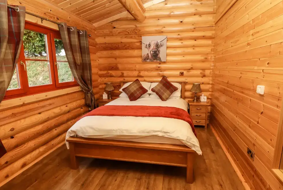 Bedroom at Oak Lodge