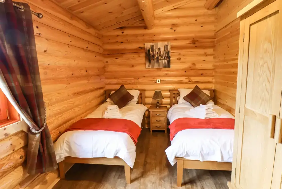 Bedroom at Oak Lodge