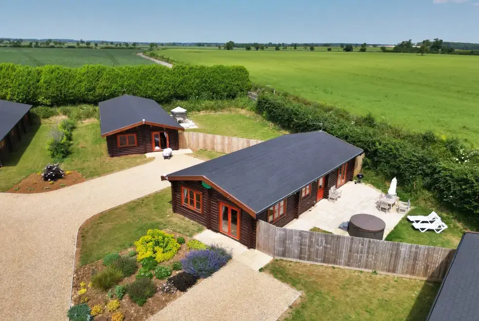 Countryside views at Oak Lodge