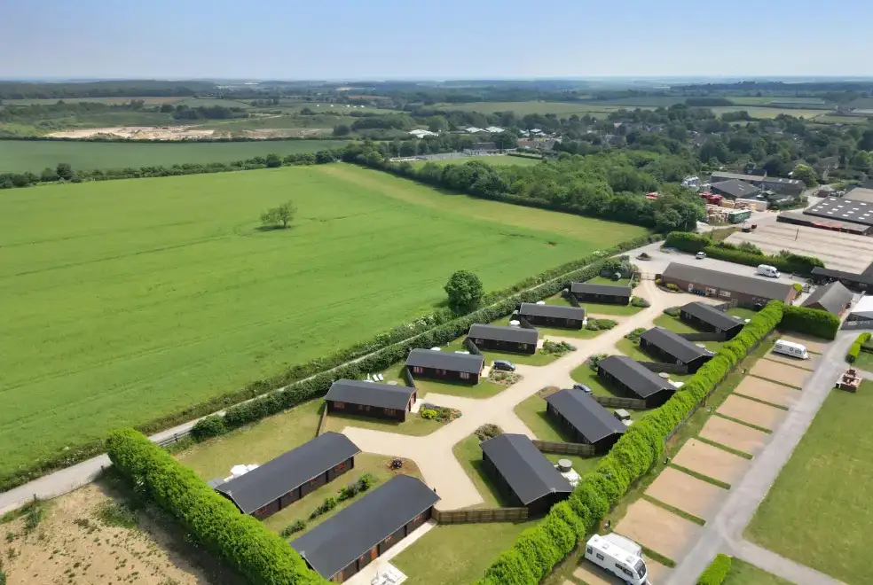 Countryside views at Oak Lodge