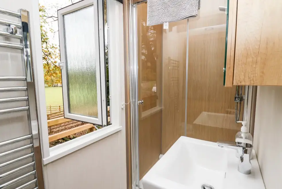 Shower room at Oak Tree View