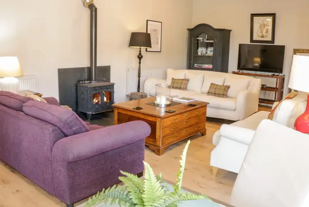 Lounge at Oakwood Rural Cottage, North Wales