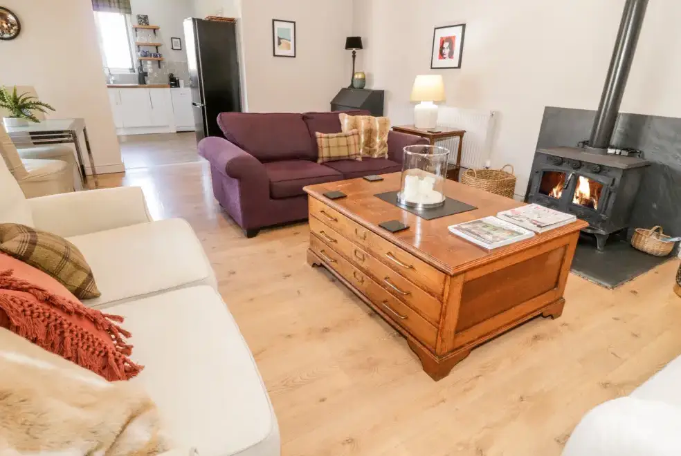 Lounge at Oakwood Rural Cottage, North Wales