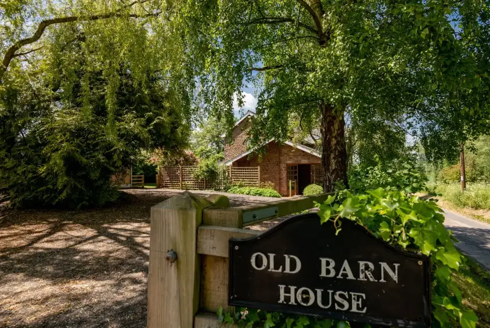 Old Barn House, Hereford, from the outside