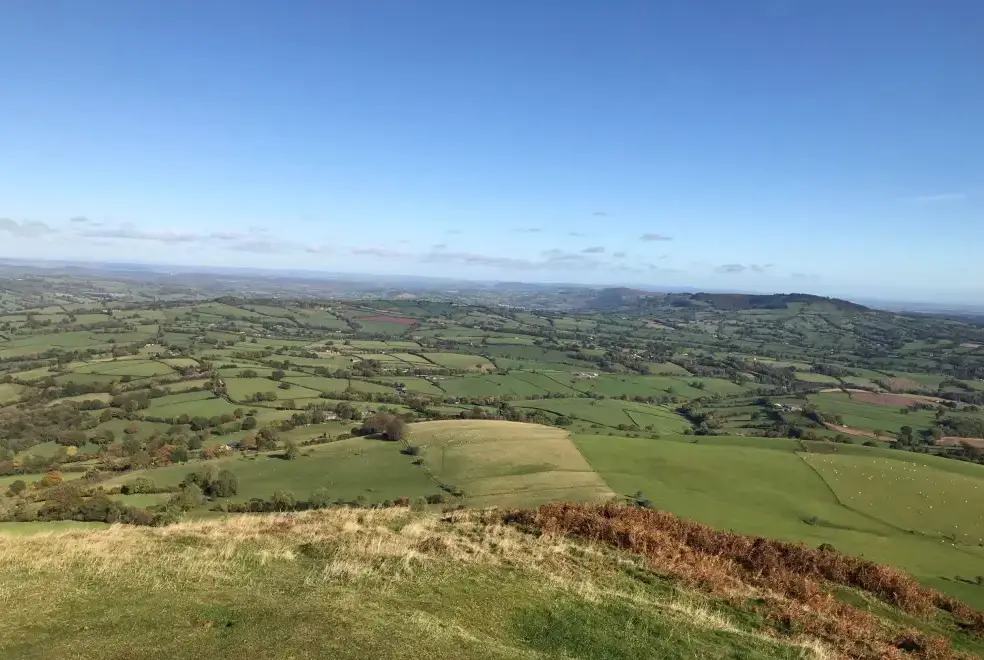 Countryside views at Old Barn House, Hereford
