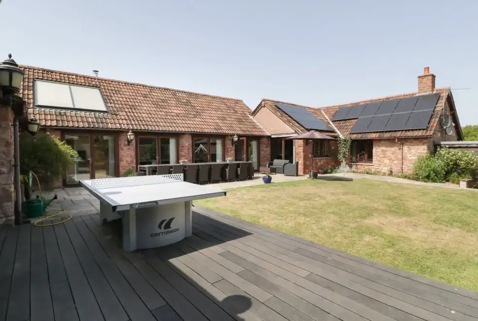 Decked area at Old Byres