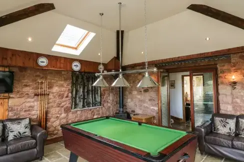 Games Room at Old Byres, Somerset