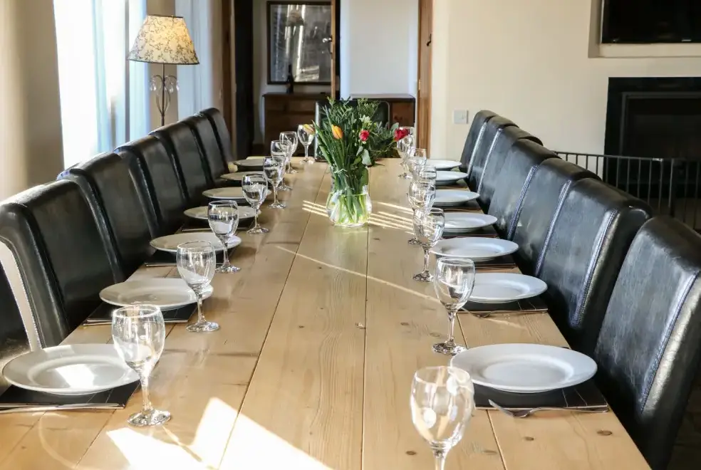 Dining room at Old Byres