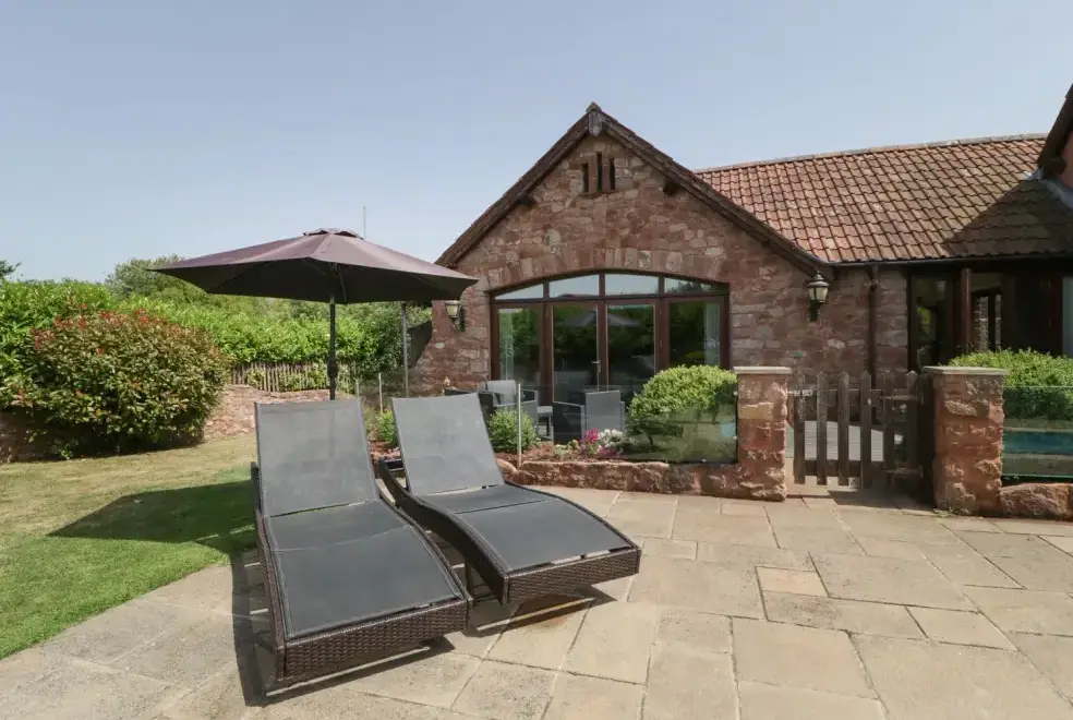 Patio area at Old Byres