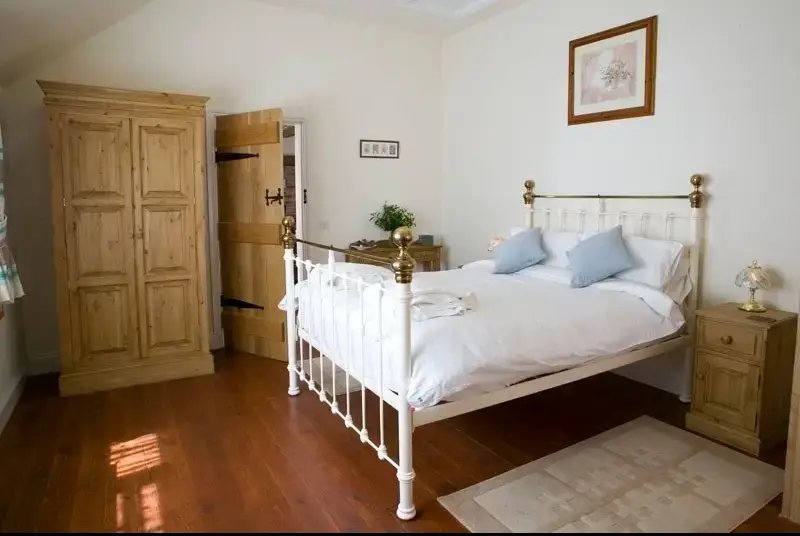 Bedroom at Old Guadaloupe Cottage