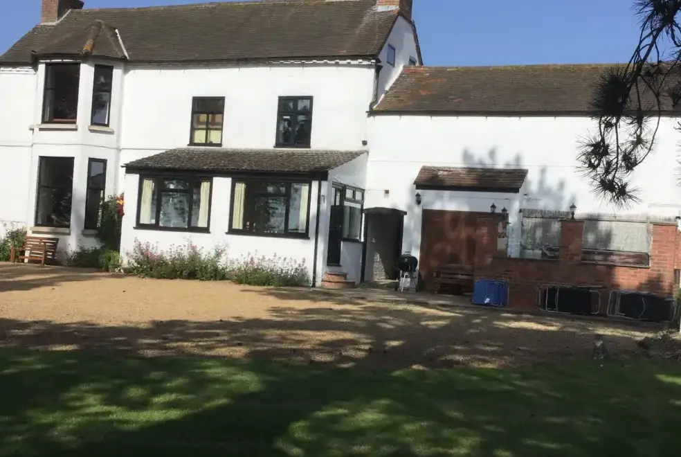 Old Guadaloupe Farm House, from the outside