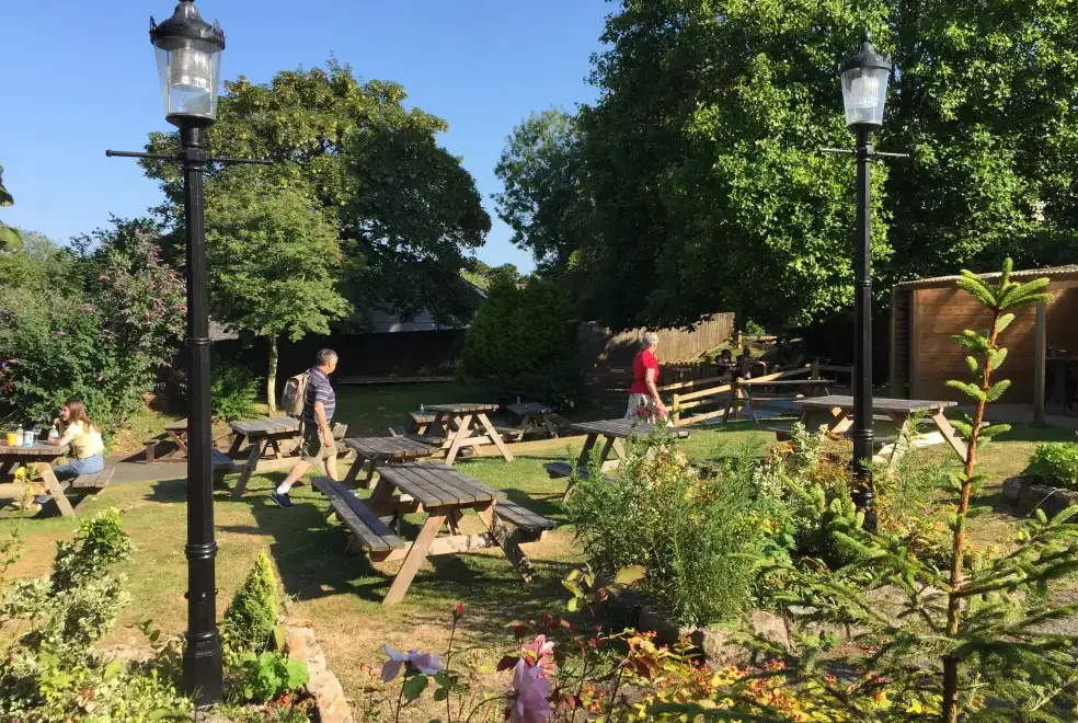 Garden furniture at Old Hundredth