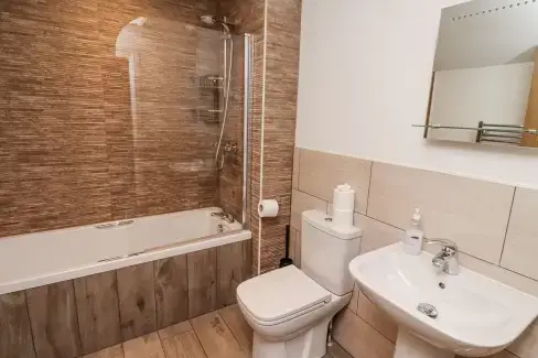 Family bathroom at Old Mill (Lucker), Northumberland