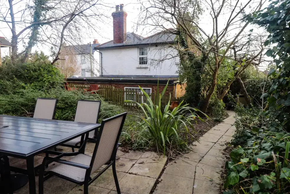 Garden furniture at Old Post Office