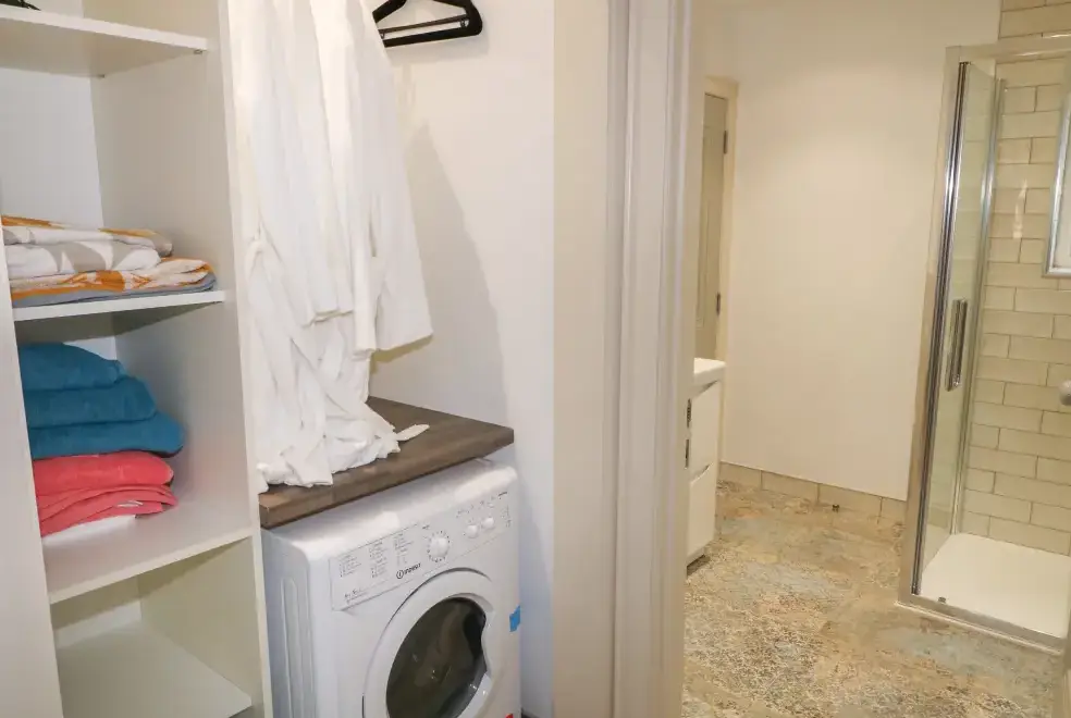 Utility room at Old Shop Cottage