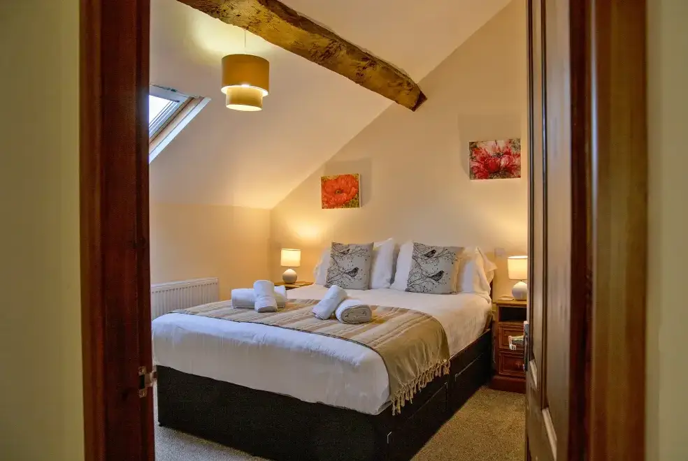 Bedroom at Oliver's Mill with shared Indoor Pool, Sports Court & Play Area