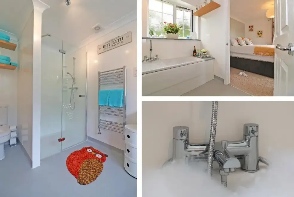 Ensuite bathroom at Omalast