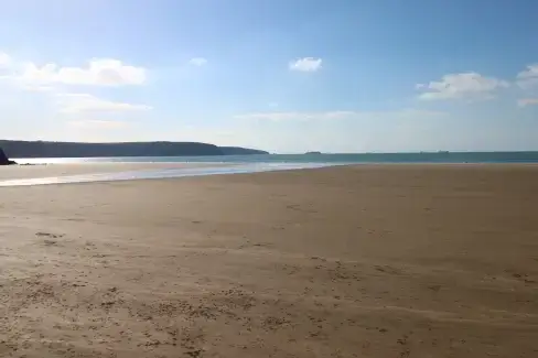 Coastal scenes near One Sand Banks, Pembrokeshire