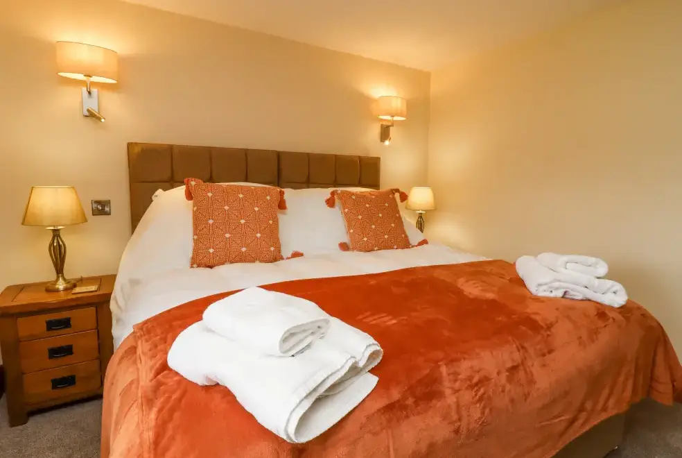 Bedroom at Orcaber Farmhouse