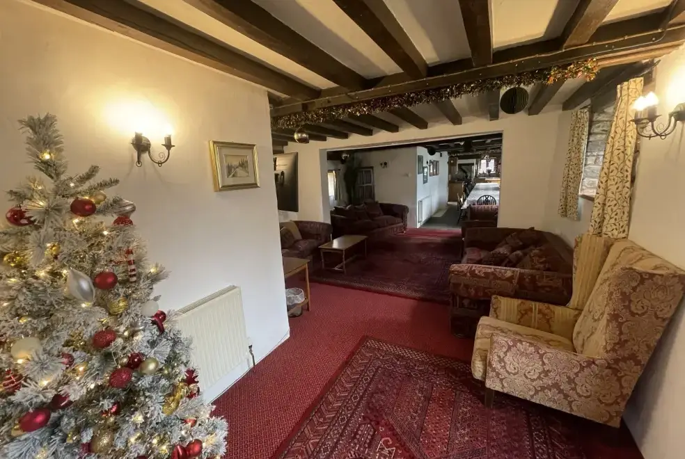 Lounge at Orchard Barn at Duvale Priory