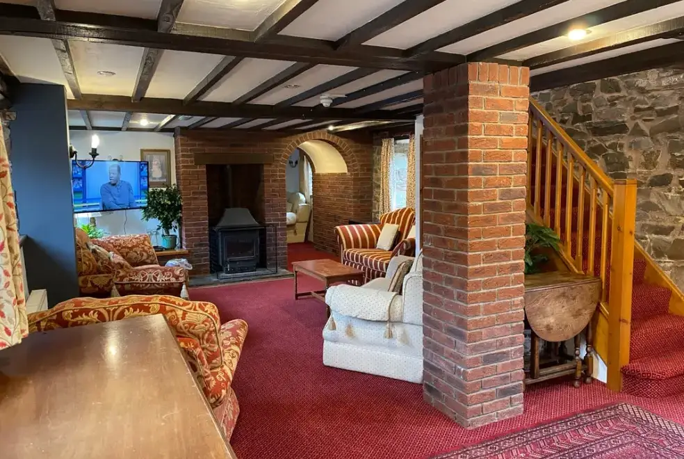 Lounge at Orchard Barn at Duvale Priory