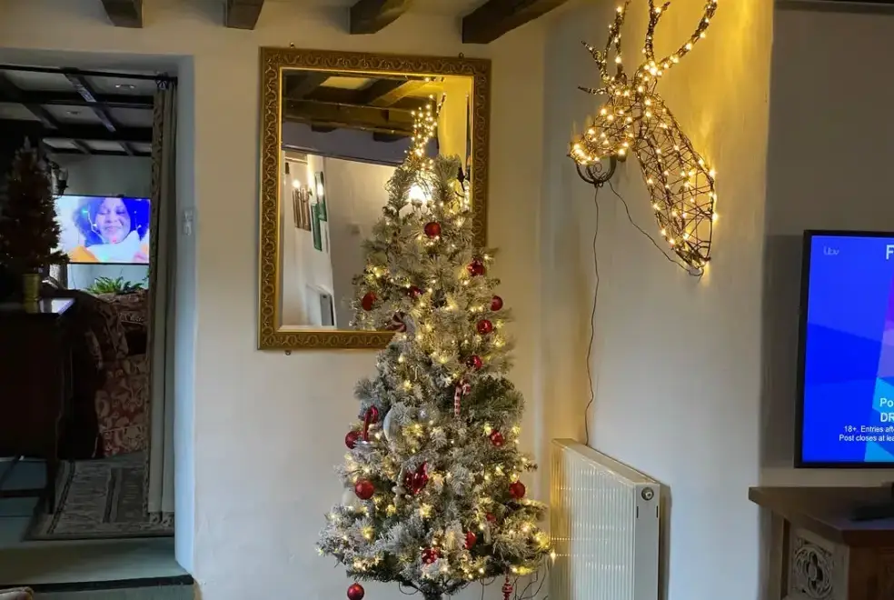 Lounge at Orchard Barn at Duvale Priory