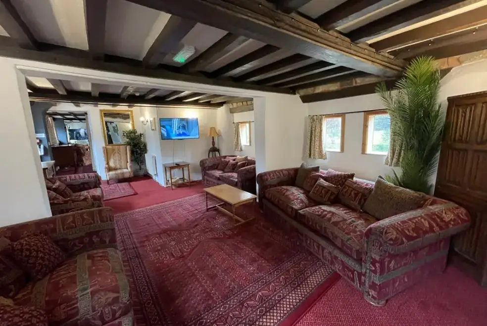 Lounge at Orchard Barn at Duvale Priory