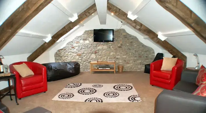 Games Room at Orchard Barn at Woodhayes Farm