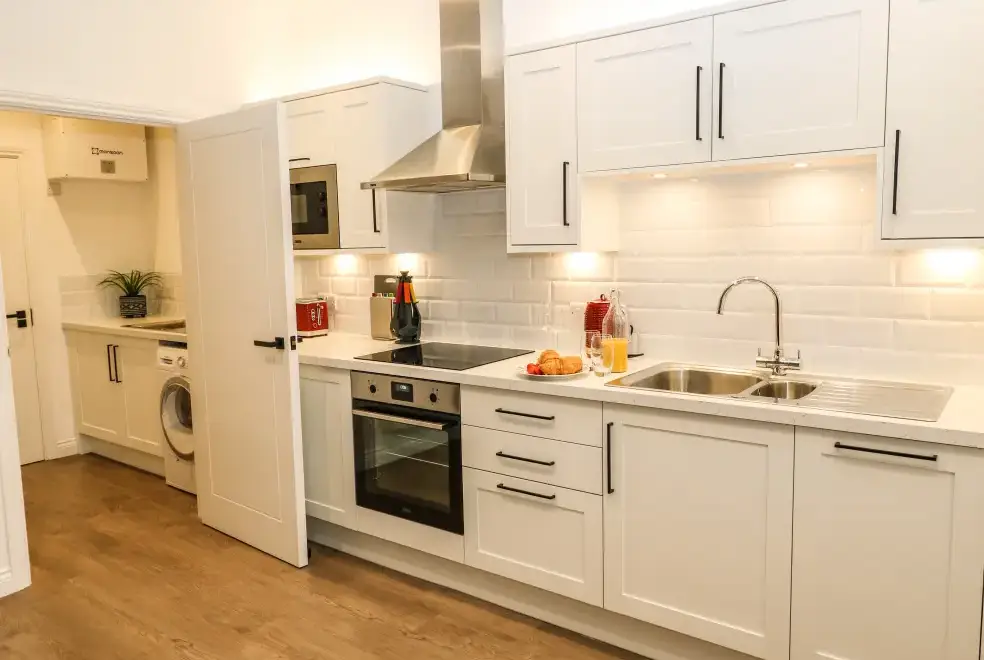 Well equipped kitchen at Over The Arch Retreat