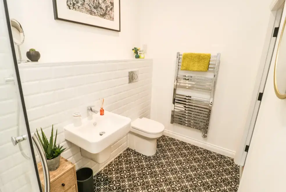 Shower room at Over The Arch Retreat