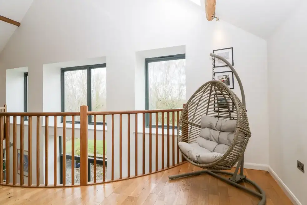 Desk area at Owl Barn