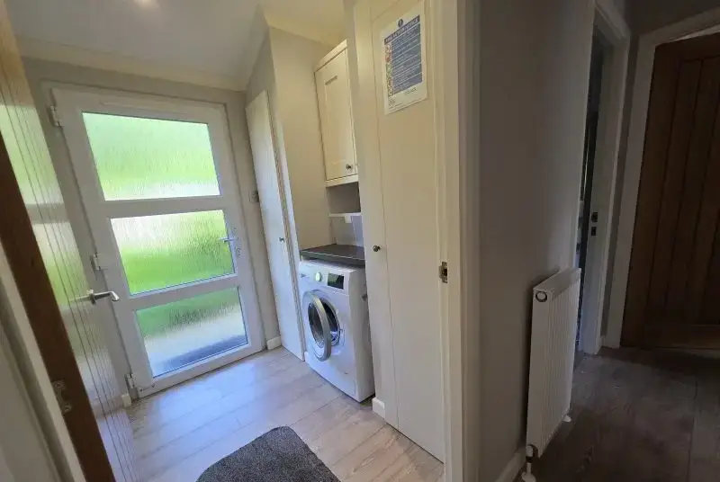 Utility room at Owl Lodge