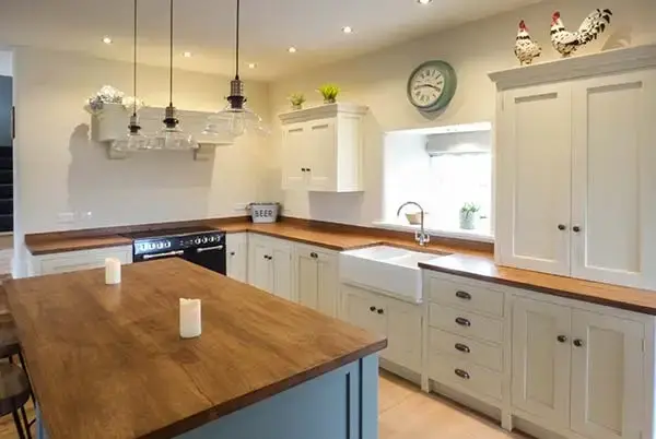 Farmhouse style kitchen at Ox Hey Barn