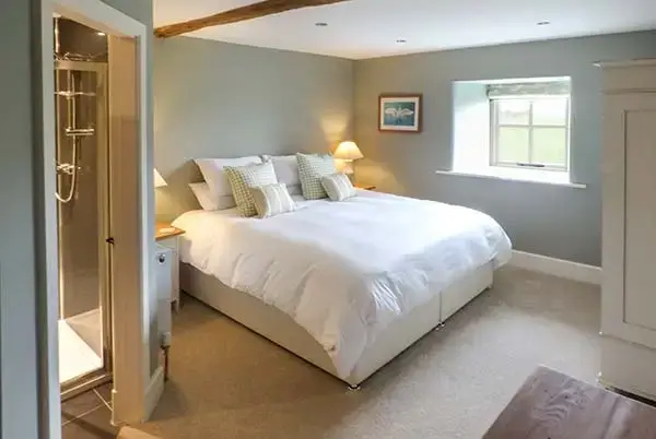 Bedroom at Ox Hey Barn