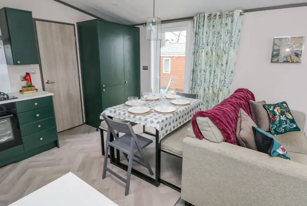 Kitchen/diner at Oyster Lodge