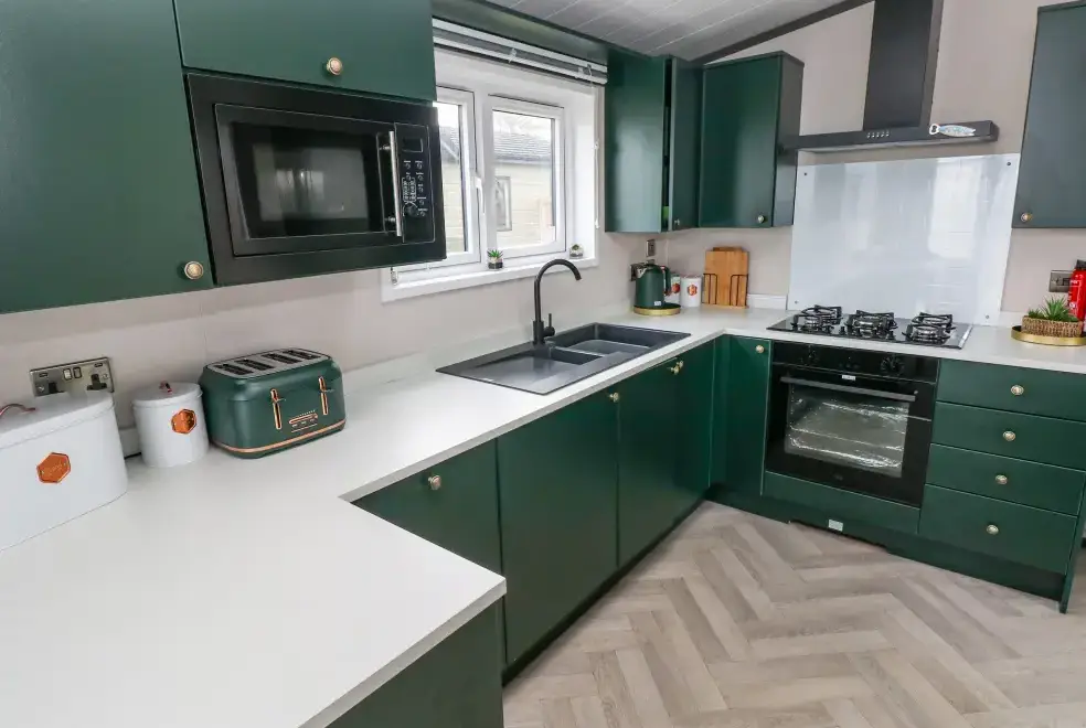 Kitchen/diner at Oyster Lodge