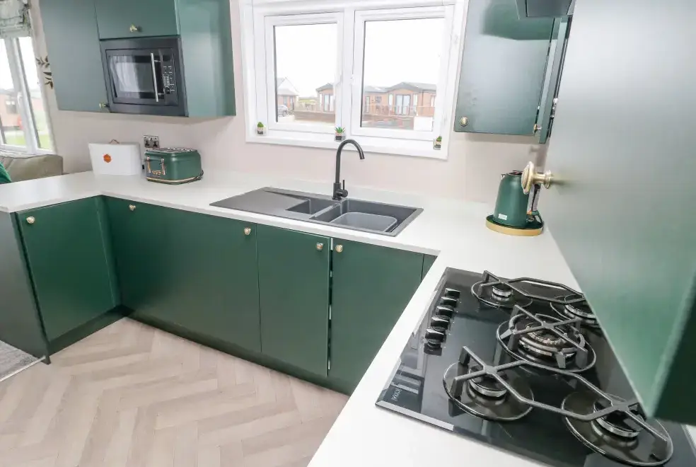 Kitchen/diner at Oyster Lodge