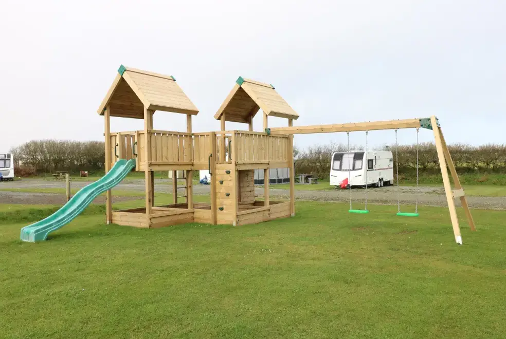 Children’s play area at Oyster Lodge