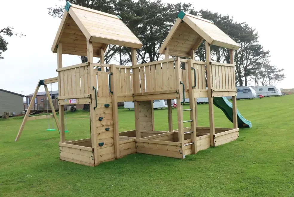 Children’s play area at Oyster Lodge