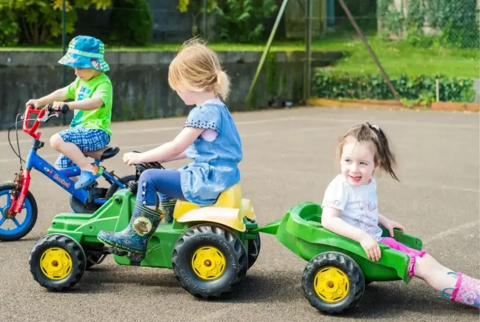 Children’s play area at Parlour Barn