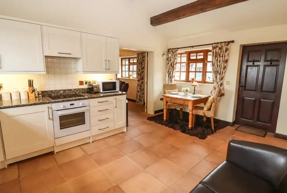 Kitchen/diner at Parlour Rural Retreat near the Malvern Hills and Cotswolds