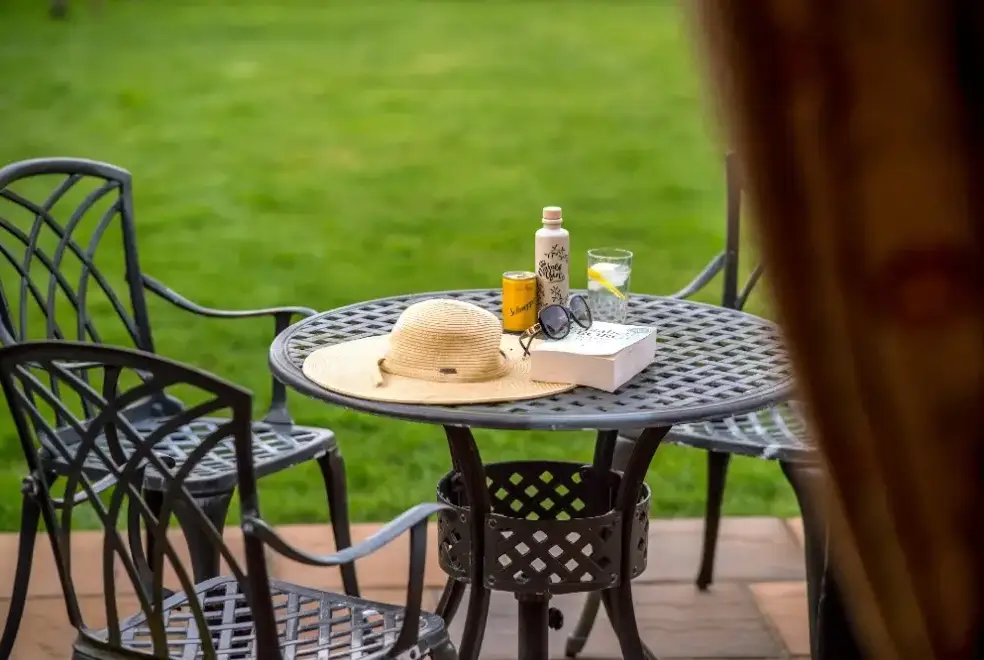 Patio area at Partridge
